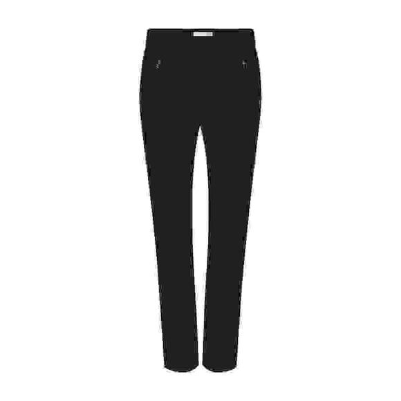 Rebecca Taylor Ava Techy Pants in Black Tuxedo Crop - Picture 1 of 14